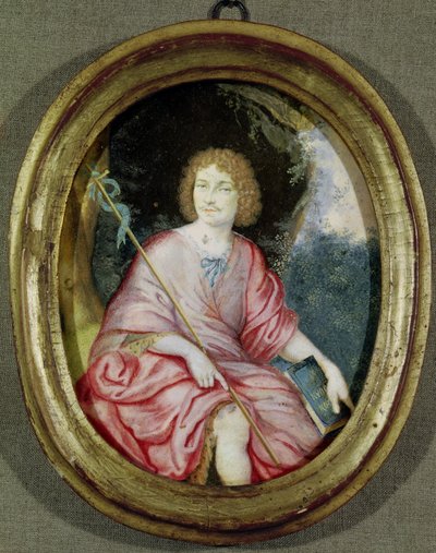 Molière (1622-73) como San Juan Bautista de French School